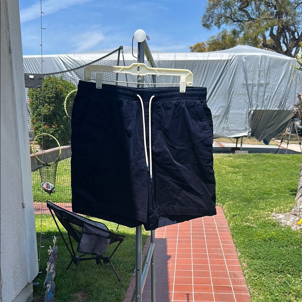 Black Drawstring Shorts